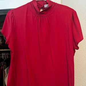 Cato short-sleeved mock turtleneck, size XL.